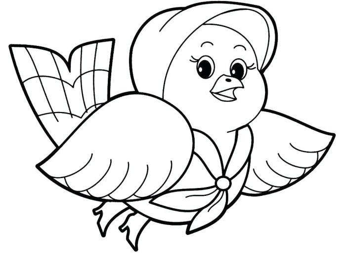 Animals easy coloring pages