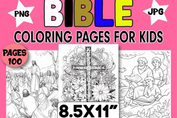 Animals people in the bible coloring pages