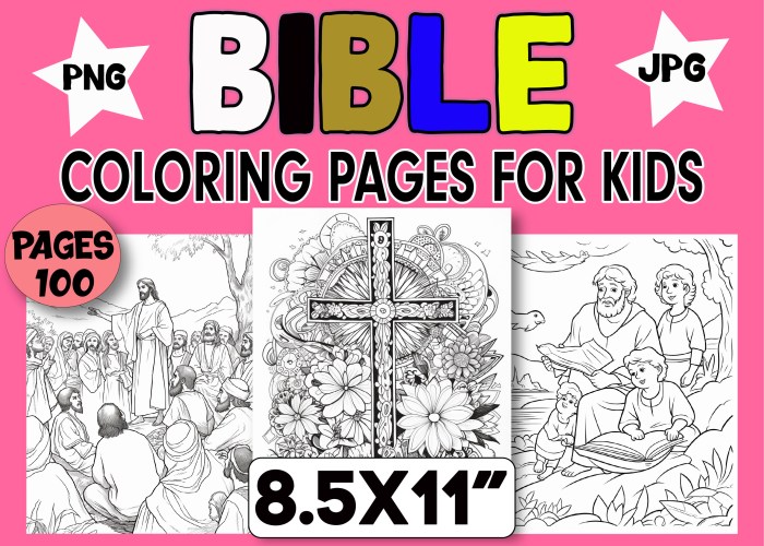 Animals people in the bible coloring pages