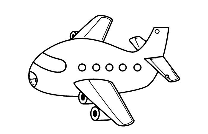 Animated tired plane on clock coloring