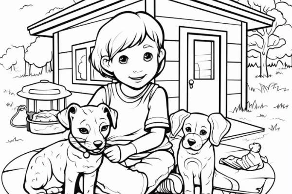 Animal catcher pound coloring pages