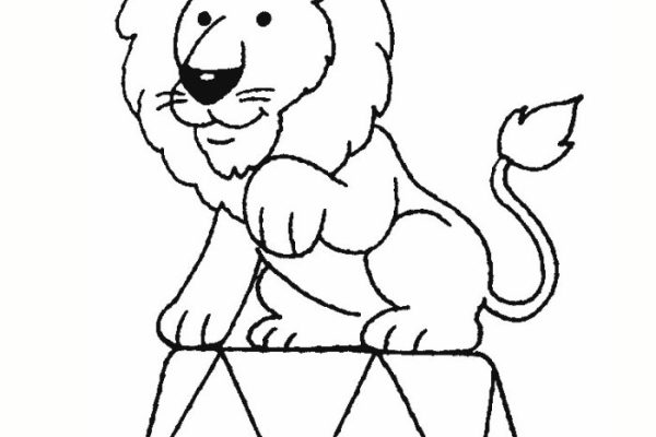 Circus animal coloring pages