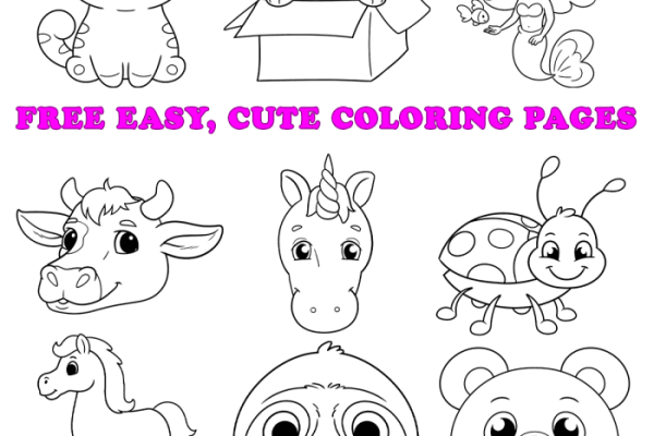 Animated pictures for coloring