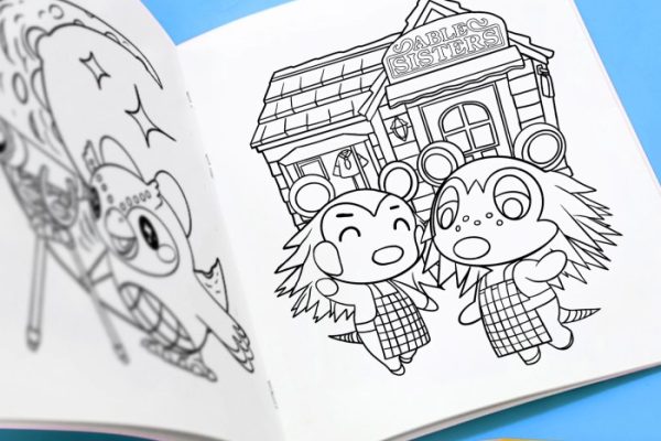 Animal crossing: coloring book