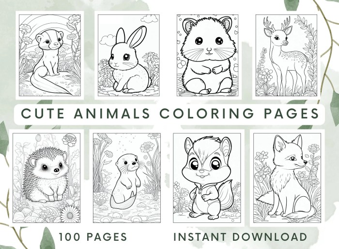 Animals pics for coloring