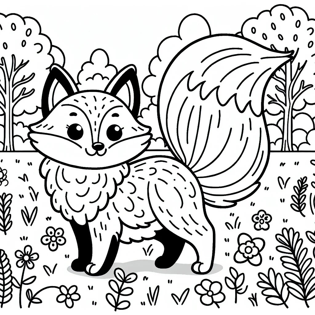 Animal coloring page peta