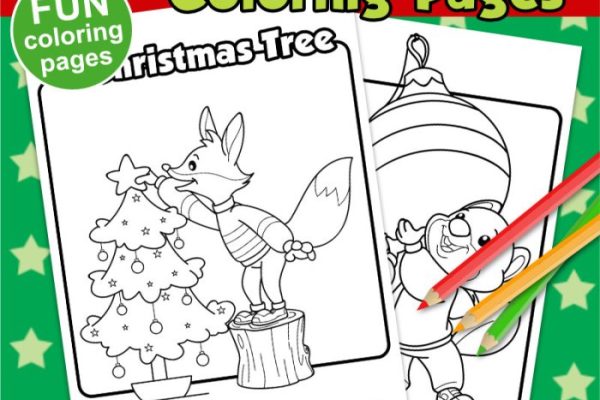 Cute christmas animal coloring pages for teens