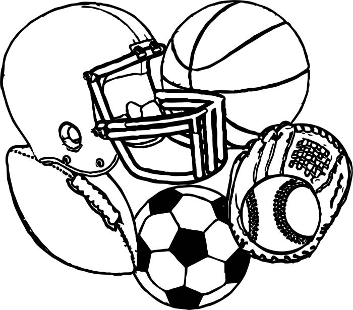 Animals playing sports coloring pages