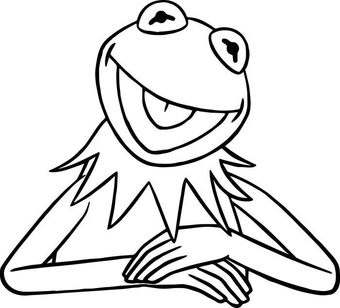 Animal the muppets coloring page