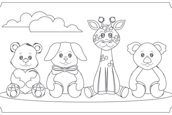 Animal coloring book free