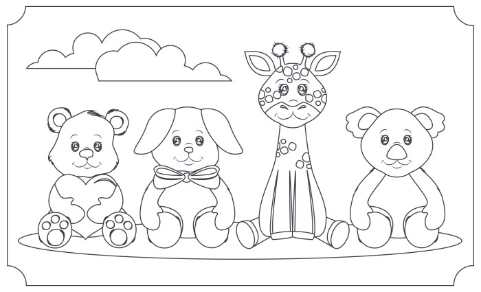 Animal coloring book free