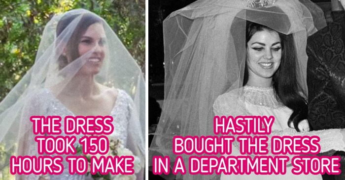 Famous people wedding dresses