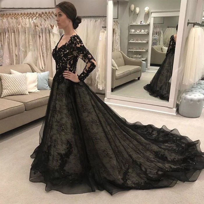 Black dresses for wedding reception