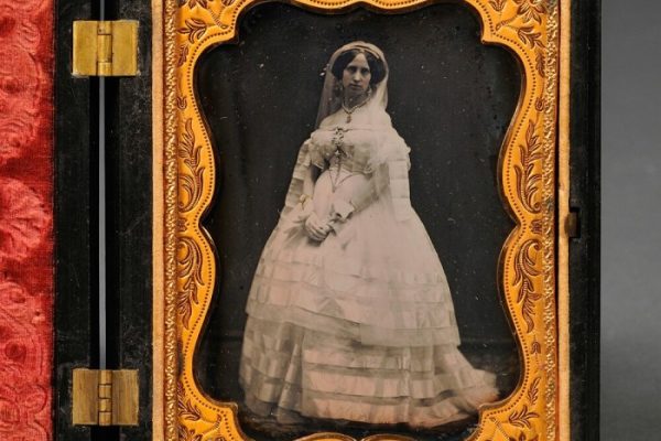 Wedding dresses in the 1800s