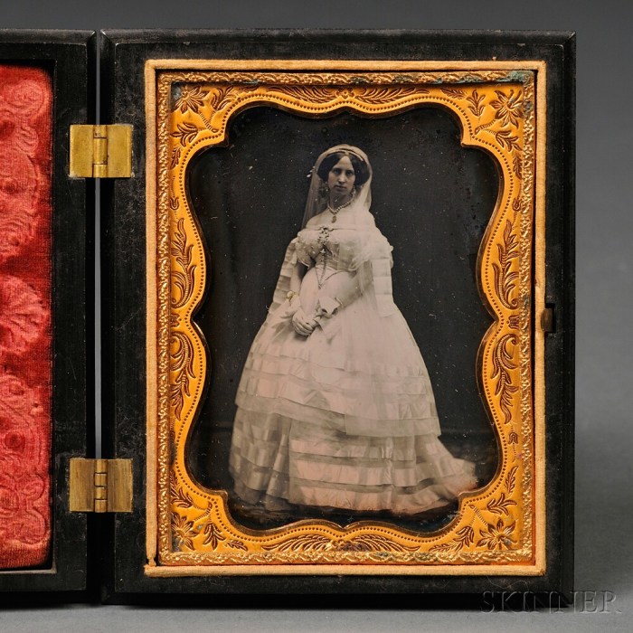 Wedding dresses in the 1800s