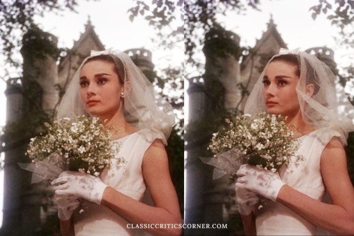 Audrey hepburn funny face wedding dress