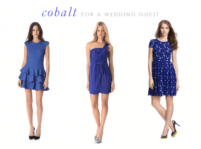 Cobalt blue dresses for wedding