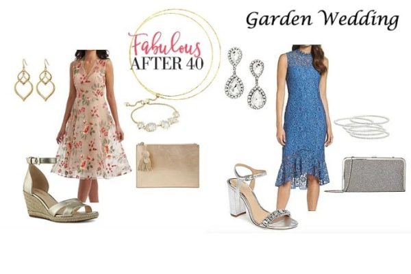 Garden wedding dress guest