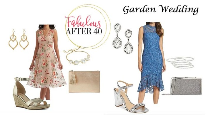 Garden wedding dress guest