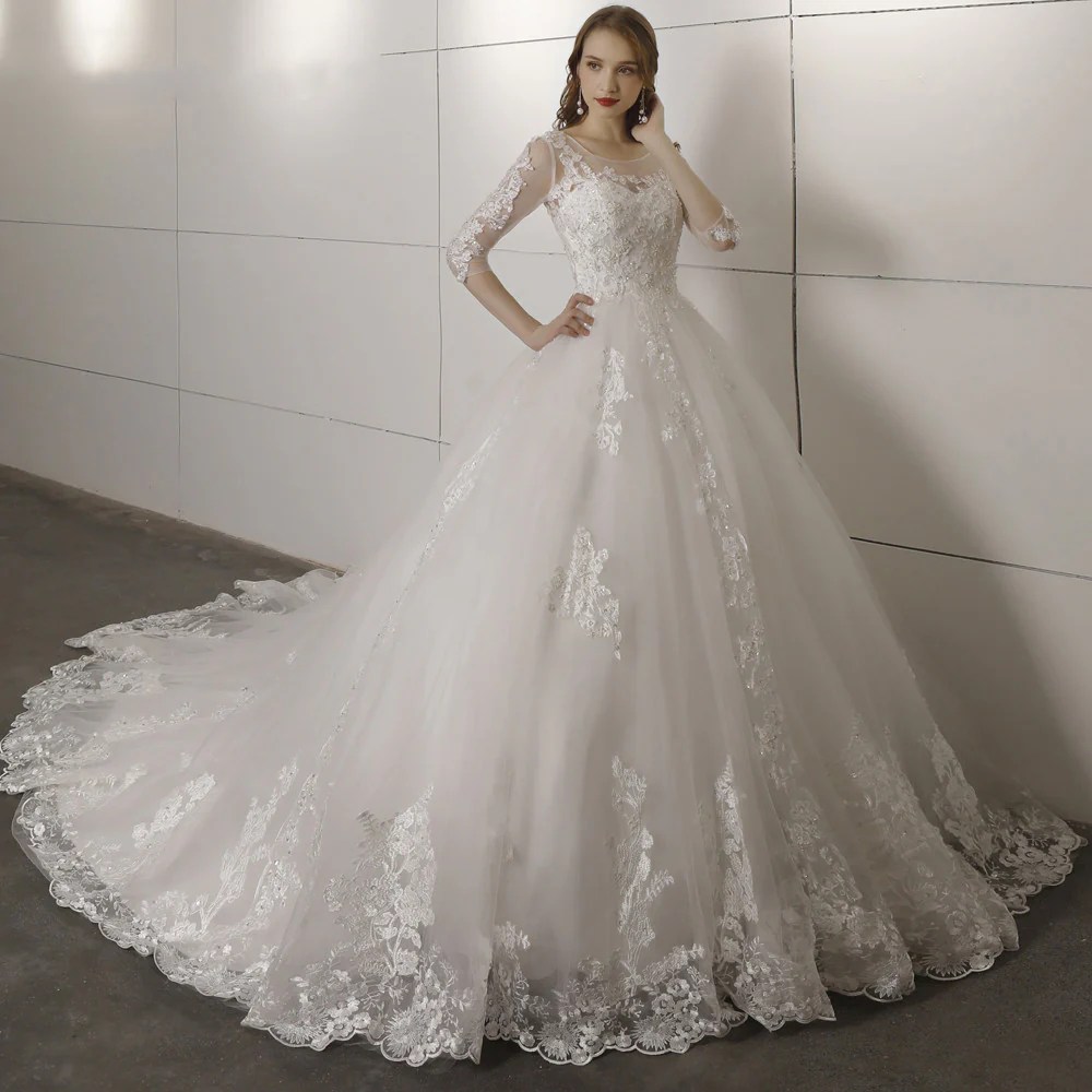 Fairytale princess ball gown princess wedding dresses