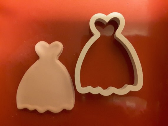 Wedding dress cookie cutter