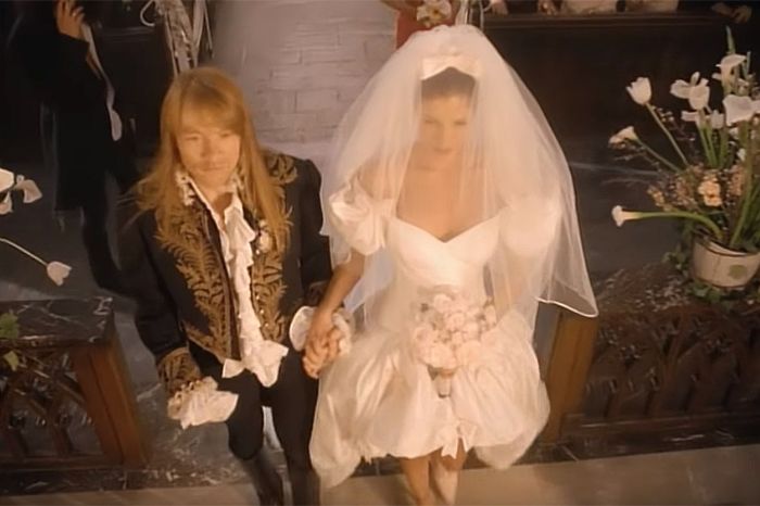 Wedding dress from november rain