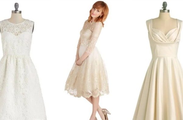 Cute short wedding dresses