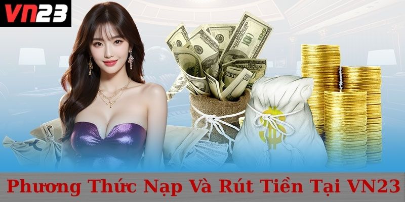 Phương thức nạp – rút tiền tại VN23